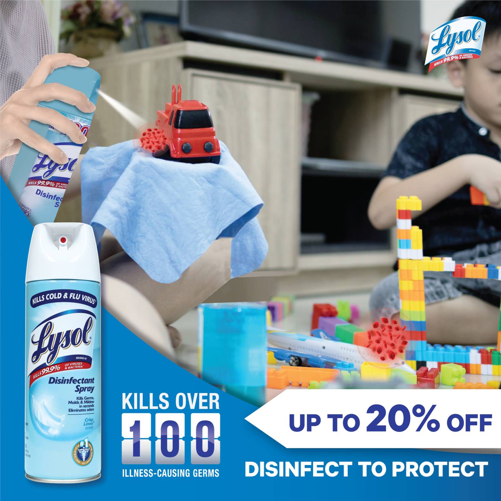 Discounts And Generous Rebates On Lysol Disinfectant Spray And Multi 