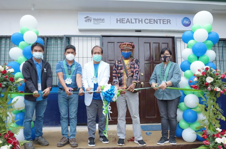 P&G builds first ever health center in Barangay Baganihan, Davao to help women, children and indigenous people
