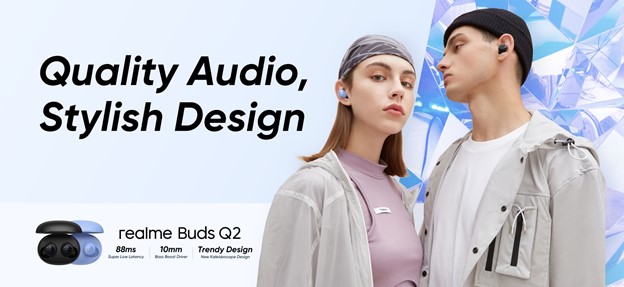 realme Buds Q2 elevates standard of affordable TWS with stylish design and quality audio