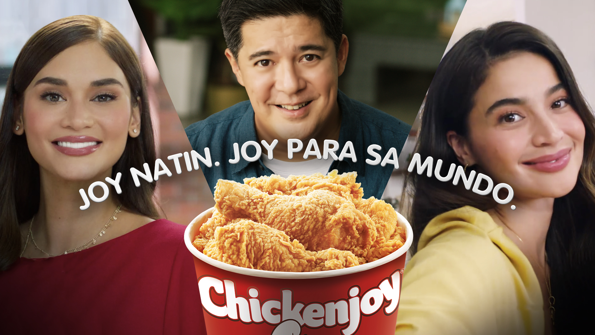 Top Filipino stars – Pia Wurtzbach, Anne Curtis, and Aga Muhlach share why Chickenjoy means so much to the world