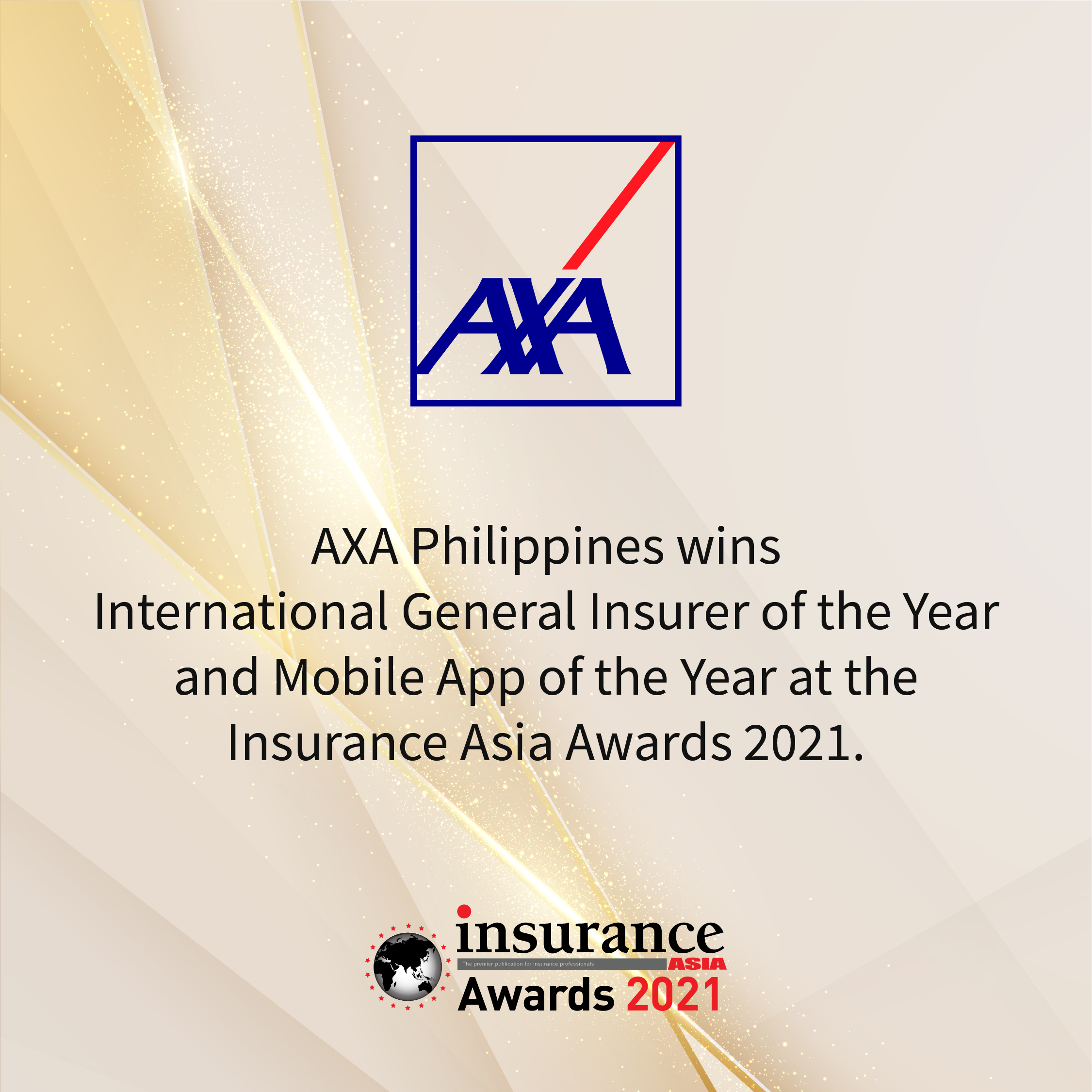 AXA Philippines is General Insurer of the Year; Its Emma app also wins at the Insurance Asia Awards 2021