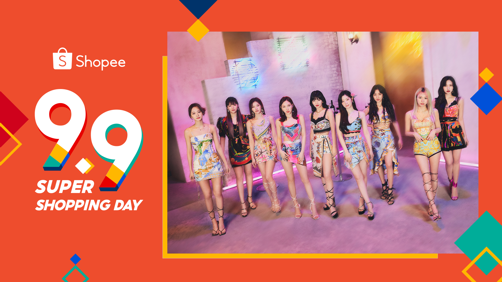 Watch electrifying performances from K-Pop Girl Group TWICE at Shopee’s 9.9 Super Shopping Day TV Special