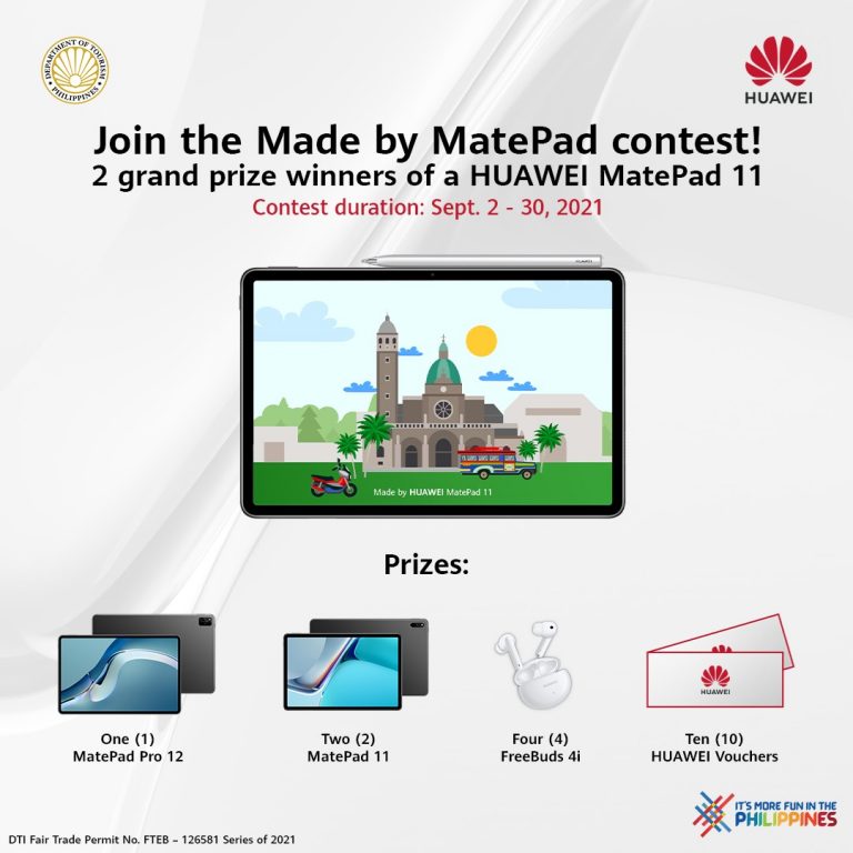 HUAWEI inks partnership with DOT, aims to spotlight Filipino culture and heritage with Made by MatePad Online Contest!