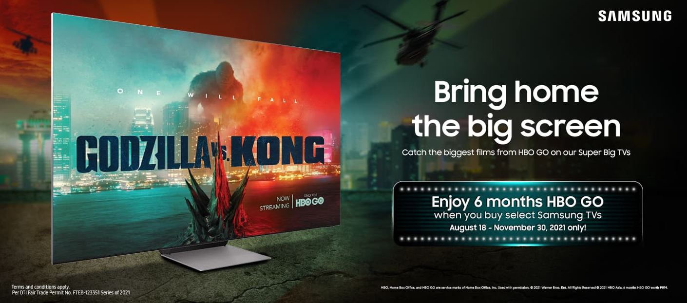 Bring home the big screen with Samsung & HBO GO