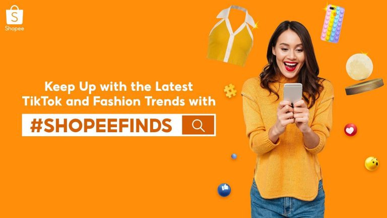 Keep up with the latest TikTok and fashion tends for less with #ShopeeFinds