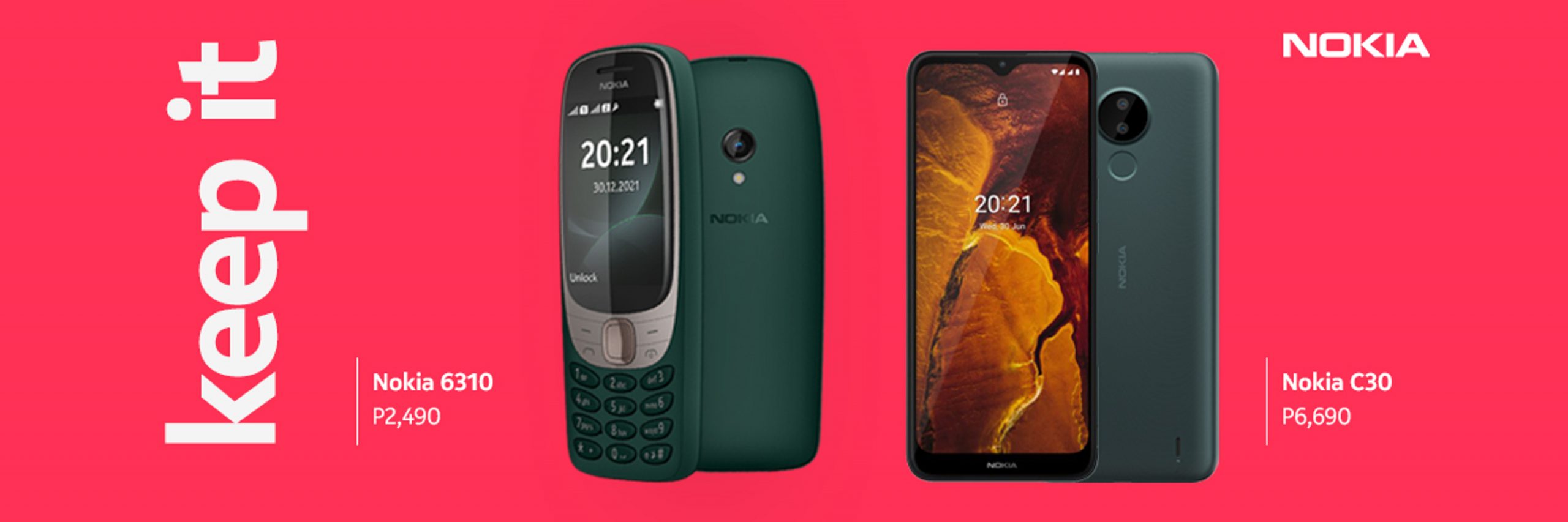 Nokia mobile expands #LoveTrustKeep series in PH: Nokia C30 delivers three-day battery life and the Nokia 6310 boasts revamped features