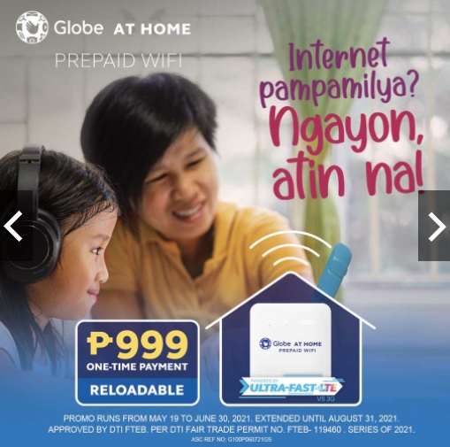 Globe at Home Prepaid WiFi for parents and working millennials