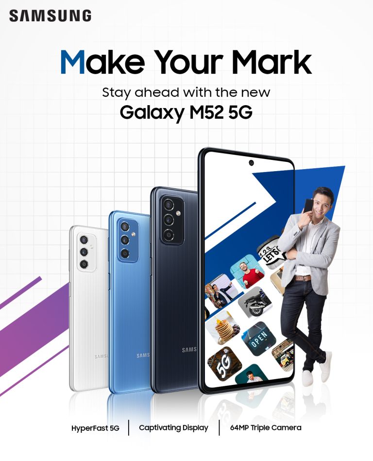 This is how the SAMSUNG Galaxy M52 5G lets entrepreneurs stay on top of their business this 2022