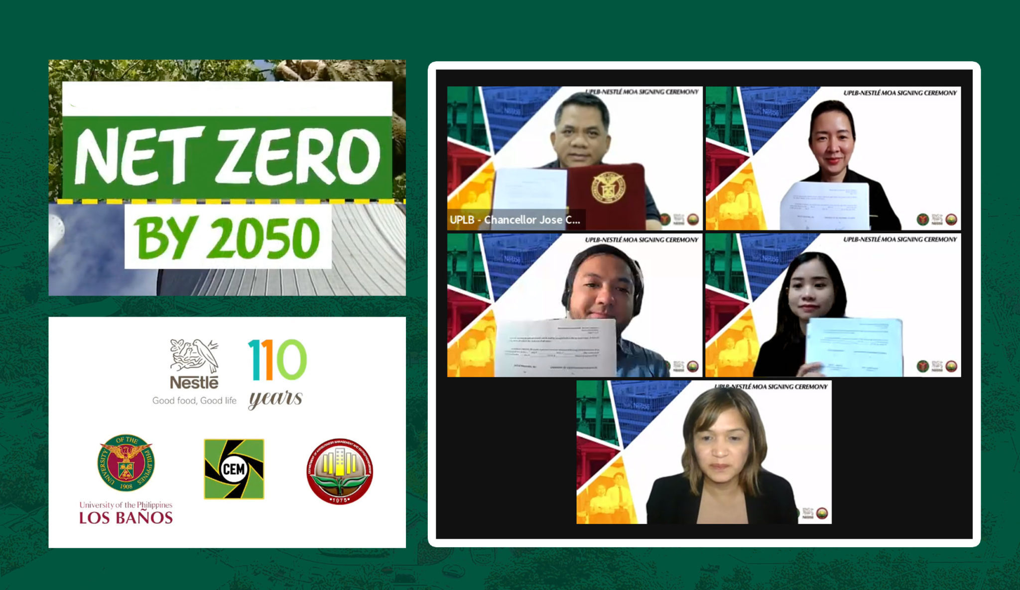 A Net Zero IdeaNation: UPLB and Nestlé PH partner to generate sustainable solutions from the youth