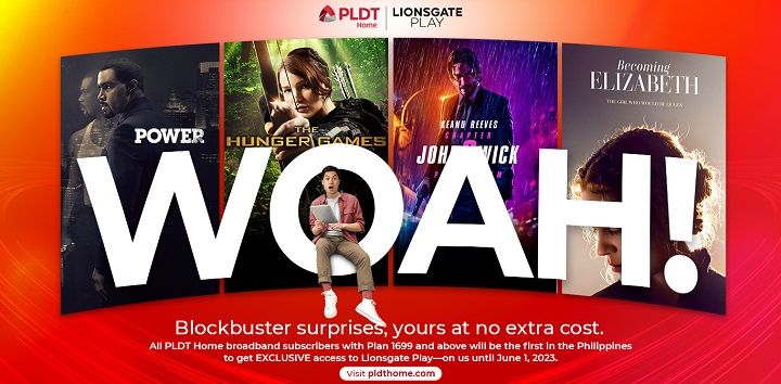 PLDT Home signs exclusive deal with Lionsgate Play for the next big thing in streaming