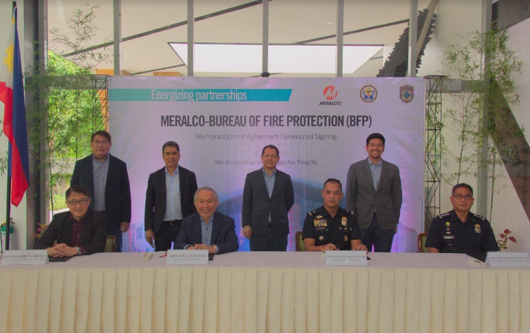 Meralco, BFP strengthen their initiatives to promote fire safety and prevention