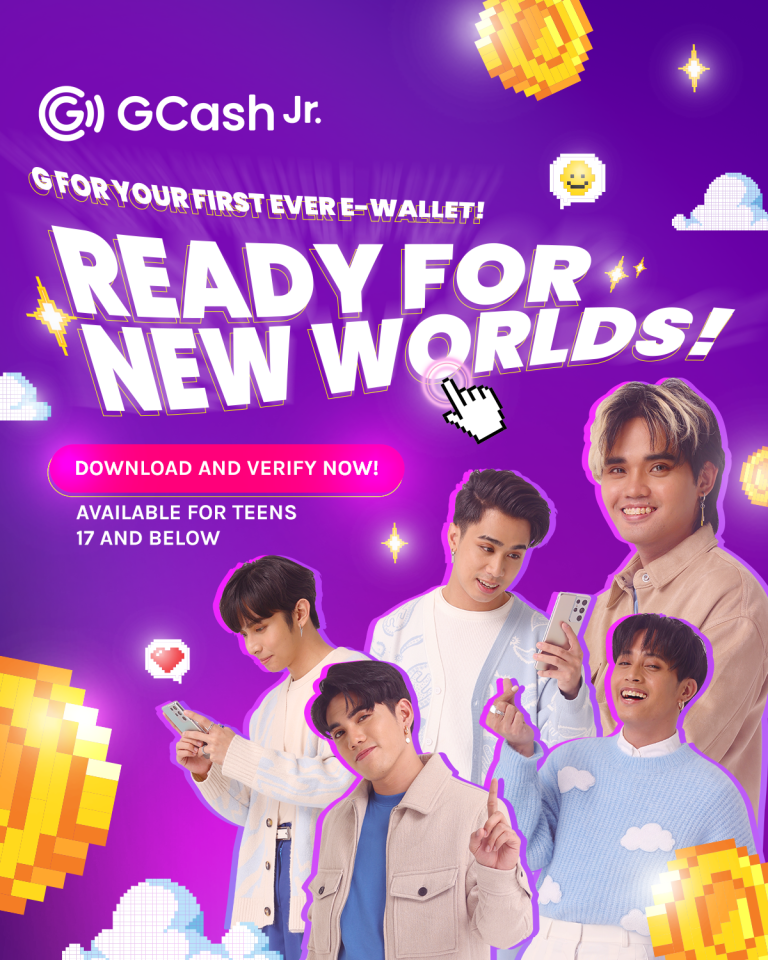 Be ready to discover bigger things with your first e-Wallet, GCash Jr.