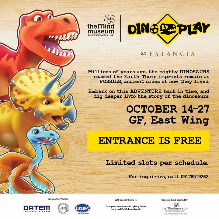 Adventure back in time with The Mind Museum’s Dino Play at Estancia Mall