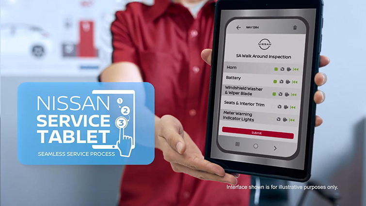 Nissan Service Tablet offers seamless services for car owners