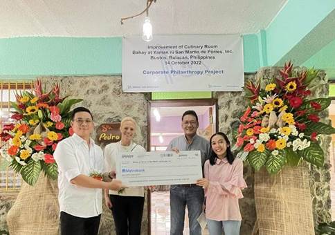Wilhelmsen donates to Bahay at Yaman to help build culinary learning facility at a local shelter for children