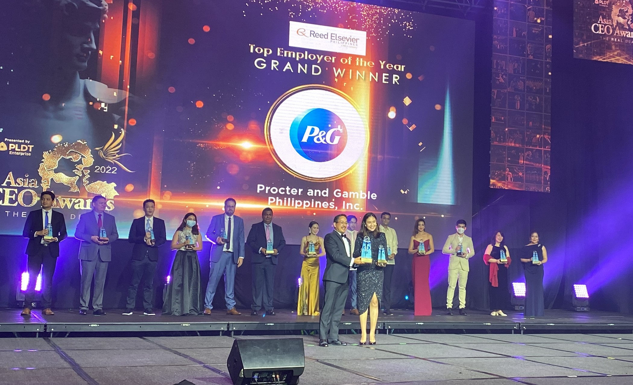 P&G Philippines takes home the Top Employer of The Year Grand Winner at the 2022 Asia CEO Awards