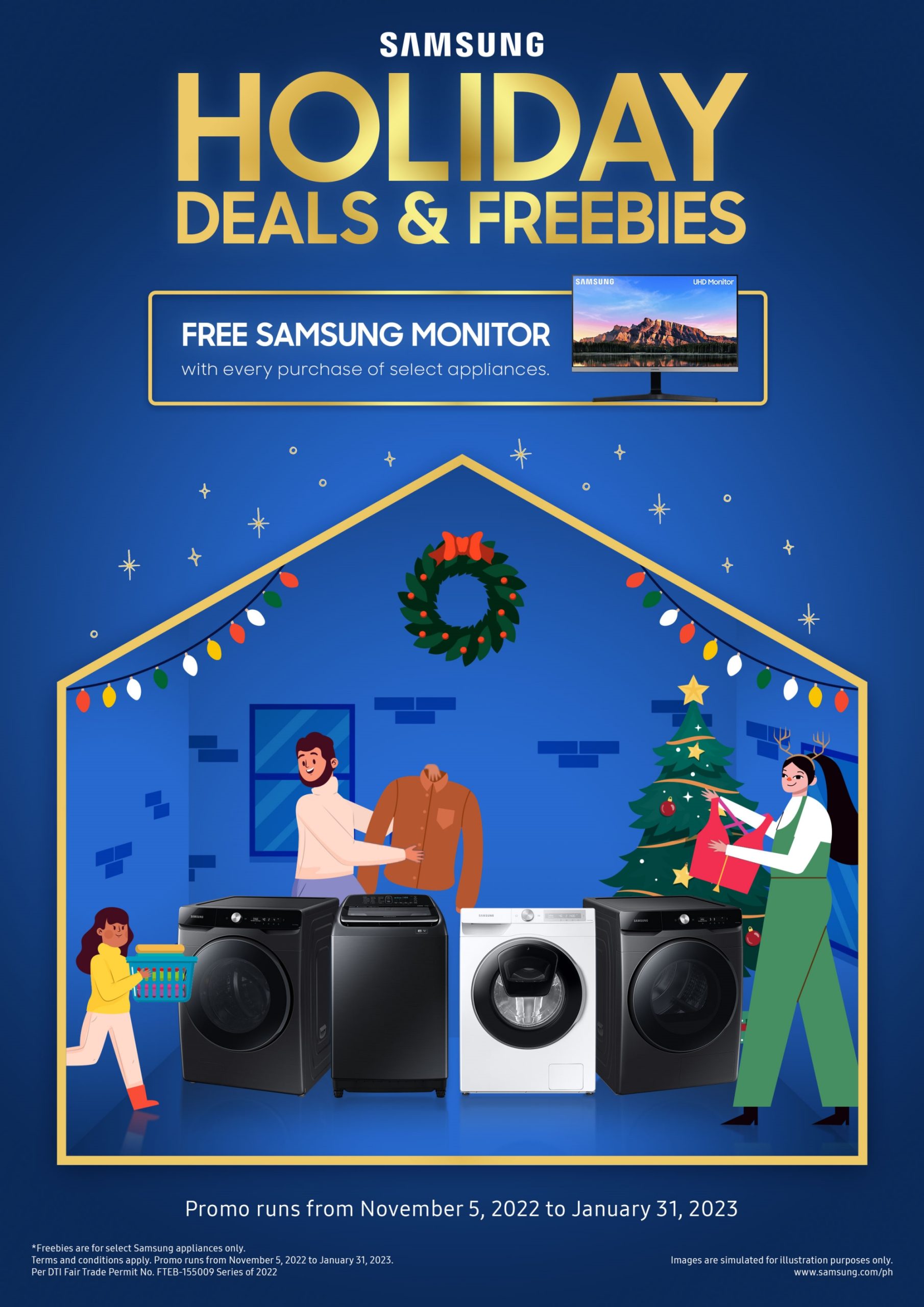 All the holiday deals and freebies from Samsung Digital Appliances this Christmas