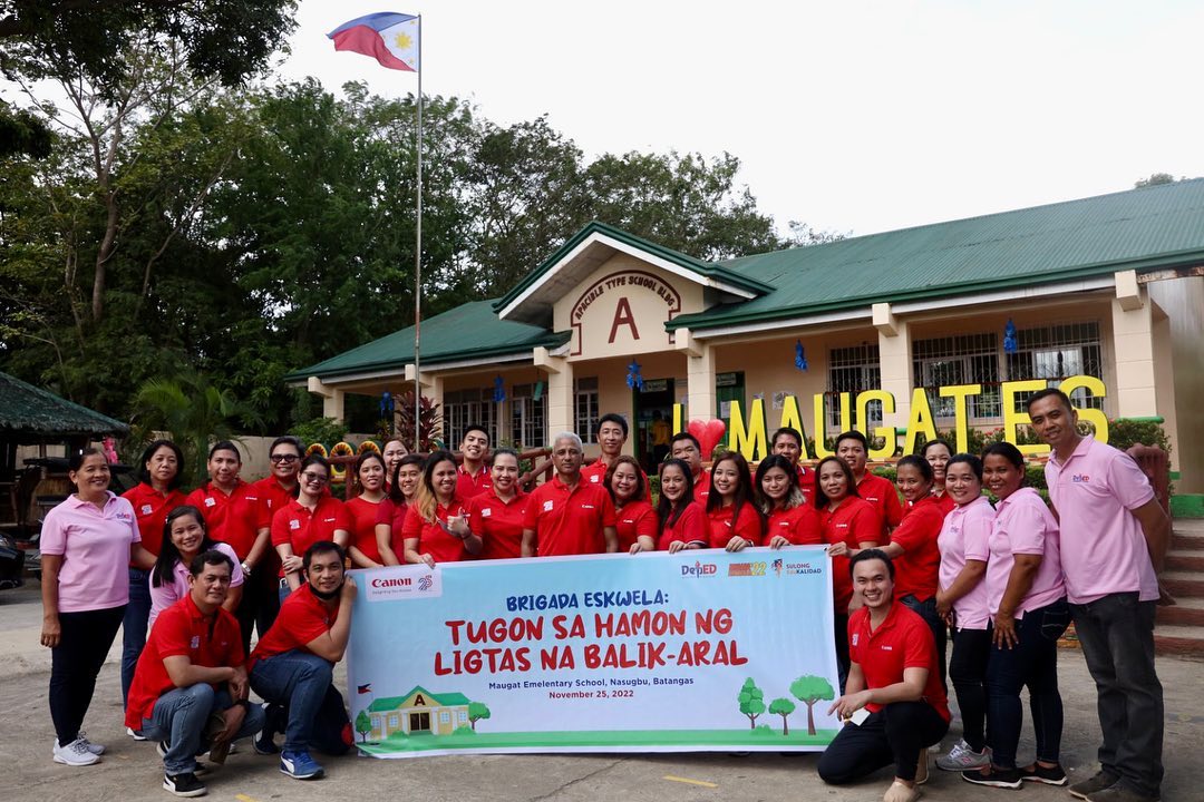 Canon gives back to local community, in celebration of its 25th anniversary in the Philippines