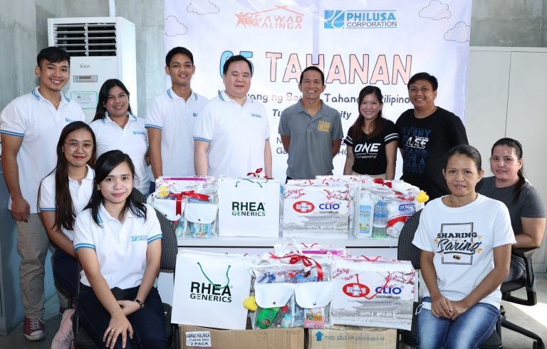 PHILUSA Corporation donates hygiene and home essentials to families of Gawad Kalinga