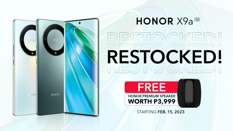 Extreme demand forces second HONOR X9a 5G restock with FREE HONOR speaker worth Php 3,999
