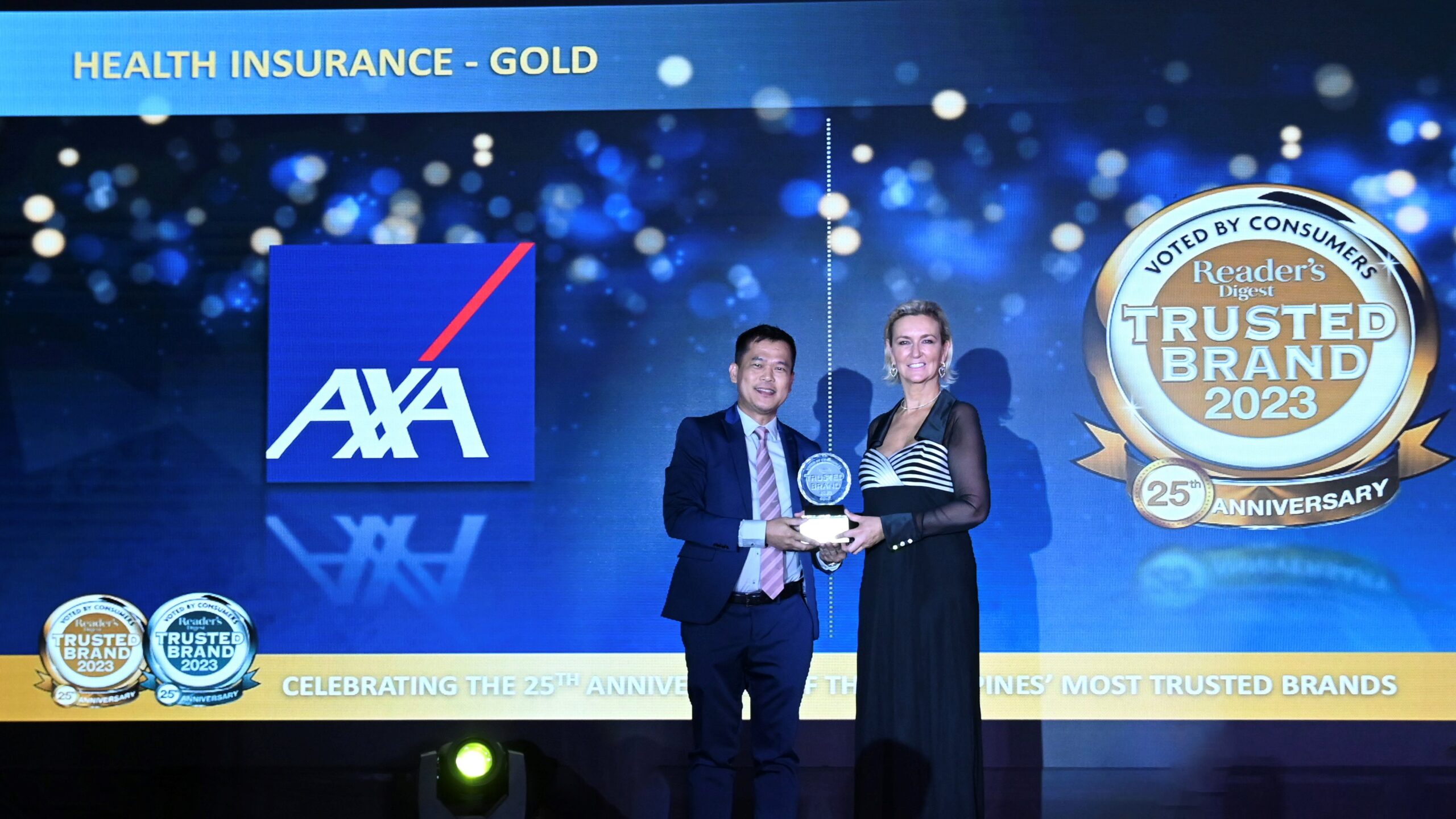 AXA Philippines bags two Gold seals in Reader’s Digest Most Trusted Brands of 2023