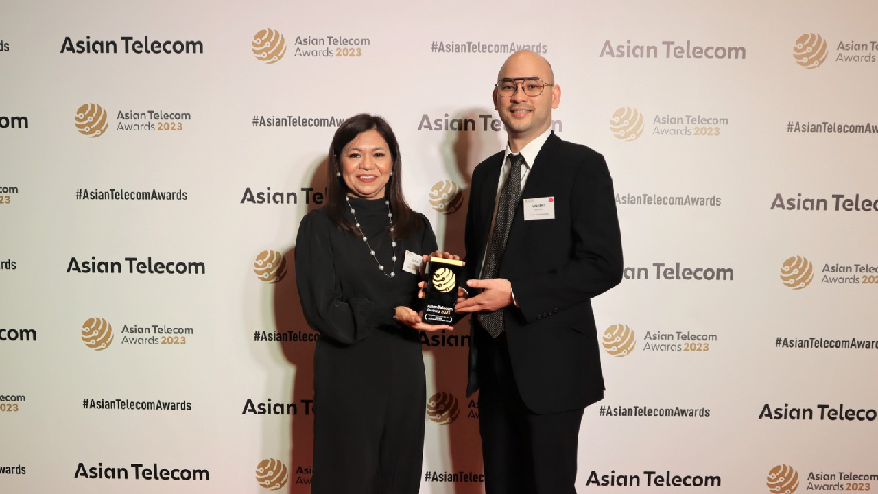 Eastern Communications wins B2B Initiative of the Year award at the 2023 Asian Telecom Awards in Singapore