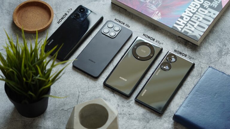 Achieve stylish lifestyle with HONOR sleek and stunning Midnight Black smartphones