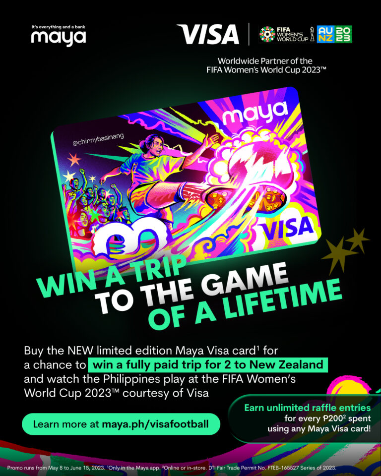 Visa and Maya Launch Limited Edition Card and Raffle Promo for a Chance to Win a Trip to the Philippine games at the FIFA Women’s World Cup 2023 in New Zealand