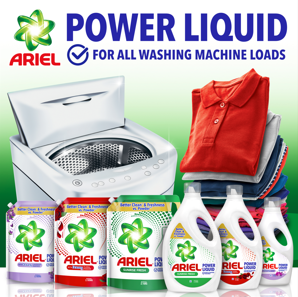 Introducing a Game-Changer in Laundry Care: Ariel Power Liquids