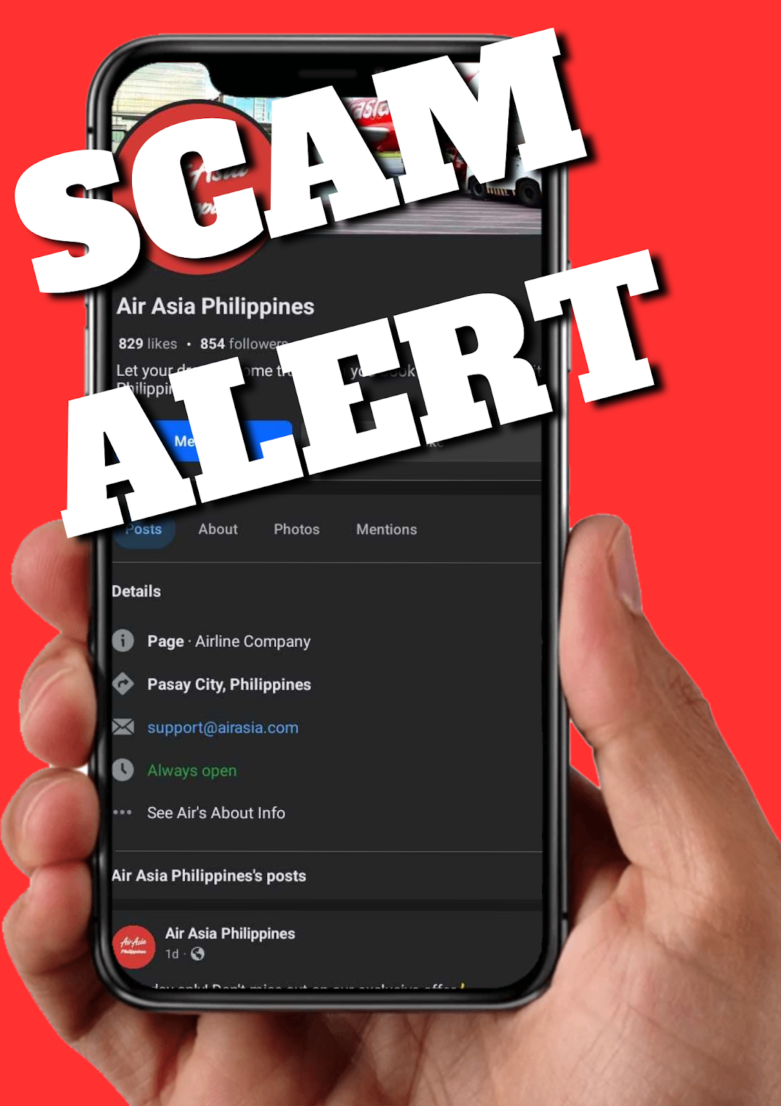 AirAsia Philippines warns against fake social media accounts