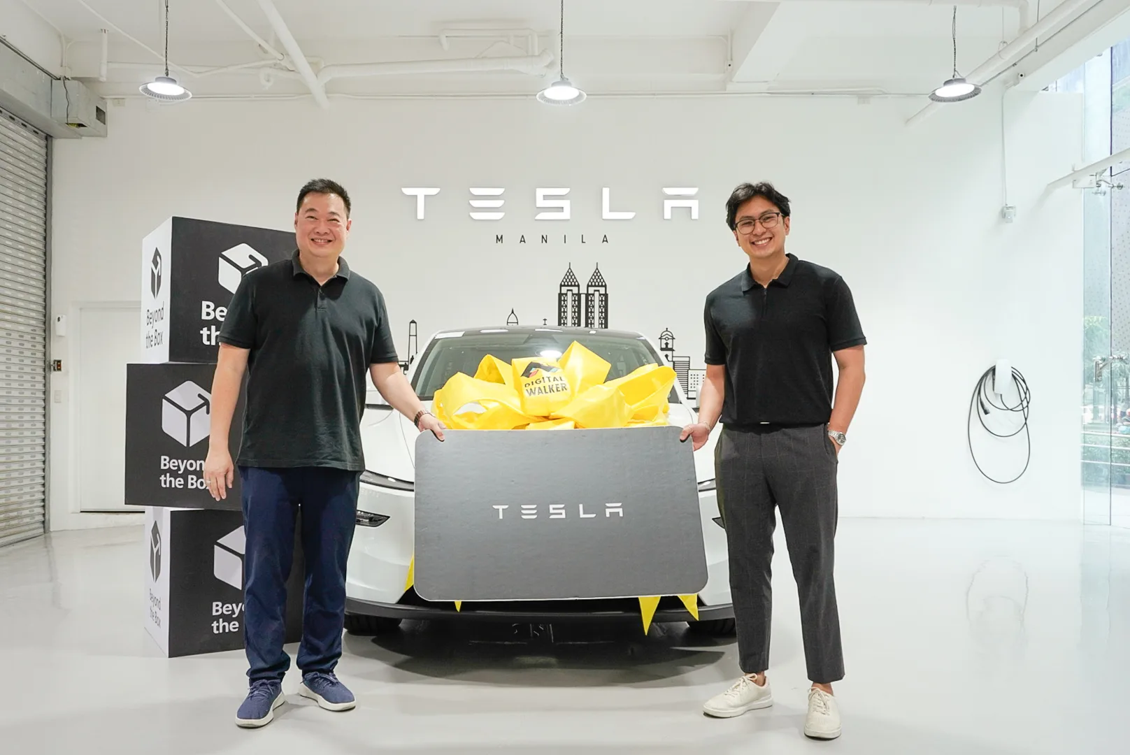 Beyond the Box and Digital Walker Turn Over Tesla Model Y to iPhone 17 Raffle Winner