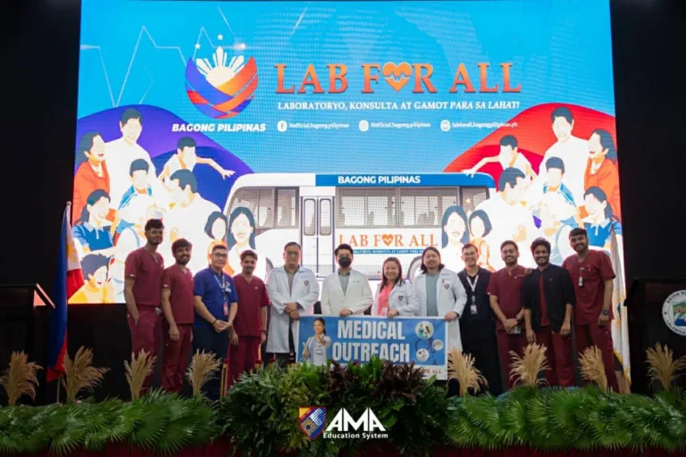 AMA Education System (AMAES) Brings Medical Education to the Frontlines in First Lady Liza Araneta-Marcos’ “Lab for All” Initiative